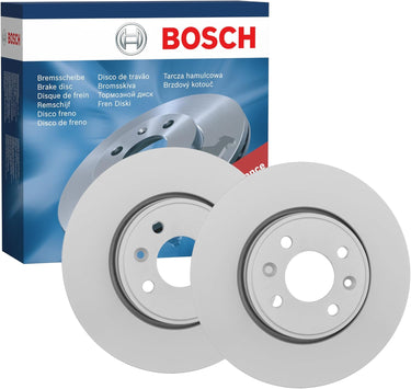 Bosch BD1105 Discos de freno, certificación ECE-R90, 1 juego de 2 discos para Peugeot, Citroen,Toyota